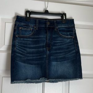 AE Dark Wash Denim Skirt Mini - size 6